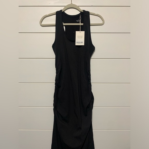 Everlane The Form Racerback Dress in Black size small new - Picture 8 of 11